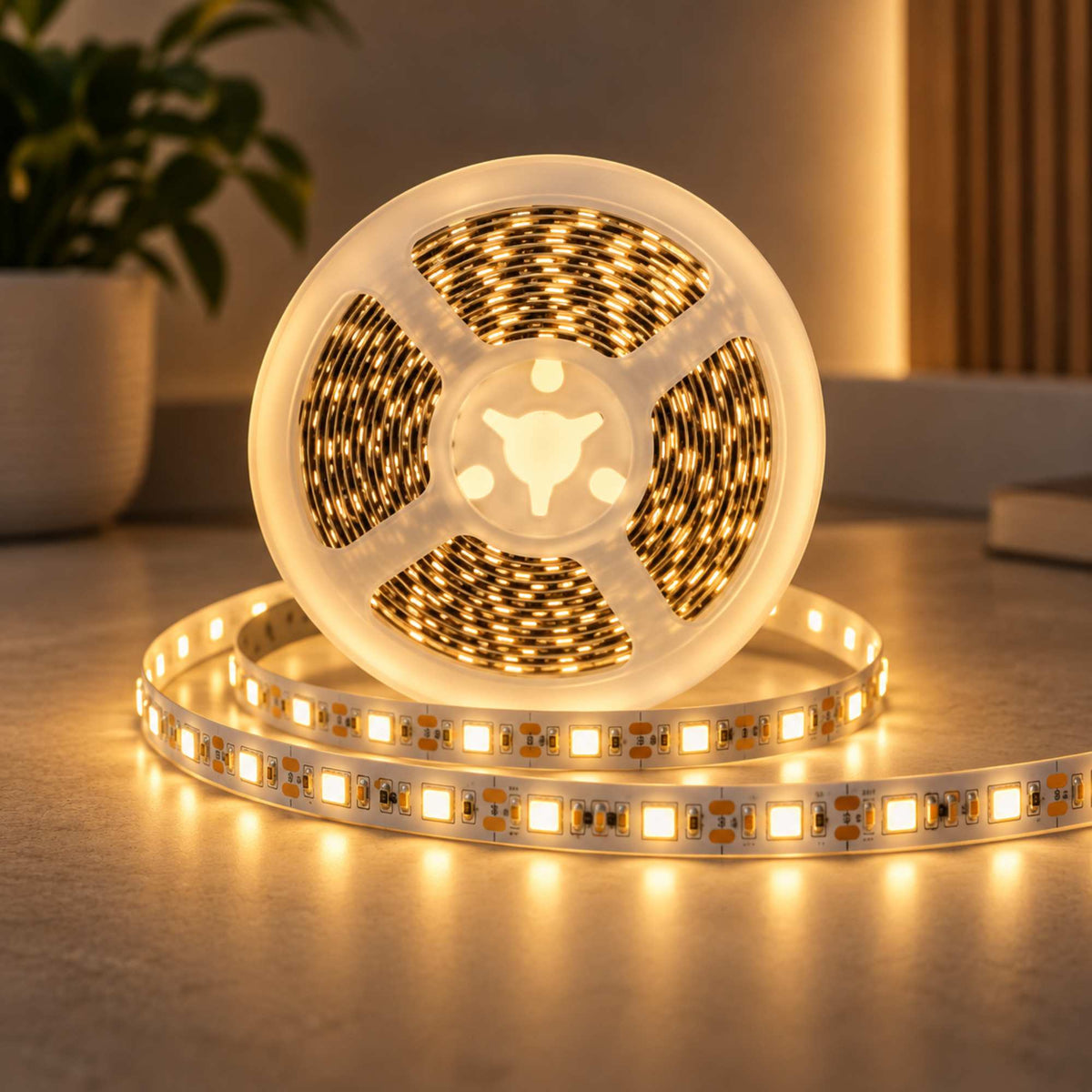 Tira LED 24V DC - 18W/m - Monocolor - 10mm - IP20 - Rollo 5 metros - 120ch/m (27)