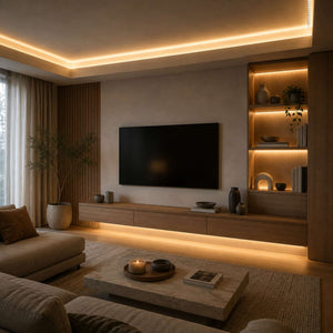 Tira LED 24V DC - 18W/m - Monocolor - 10mm - IP20 - Rollo 5 metros - 120ch/m (25)
