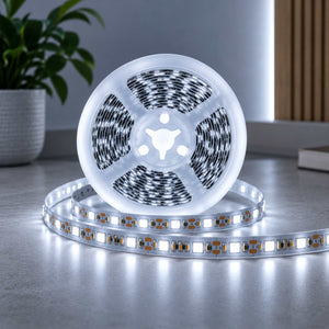 Tira LED 24V DC - 18W/m - Monocolor - 10mm - IP20 - Rollo 5 metros - 120ch/m (31)