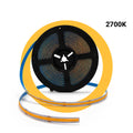 24V DC COB LED Strip - 12W/m - 10mm - IP20 - 10 meters roll - Cut every 5cm 3
