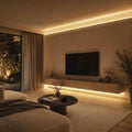 24V DC COB LED Strip - 12W/m - 10mm - IP20 - 10 meters roll - Cut every 5cm 2