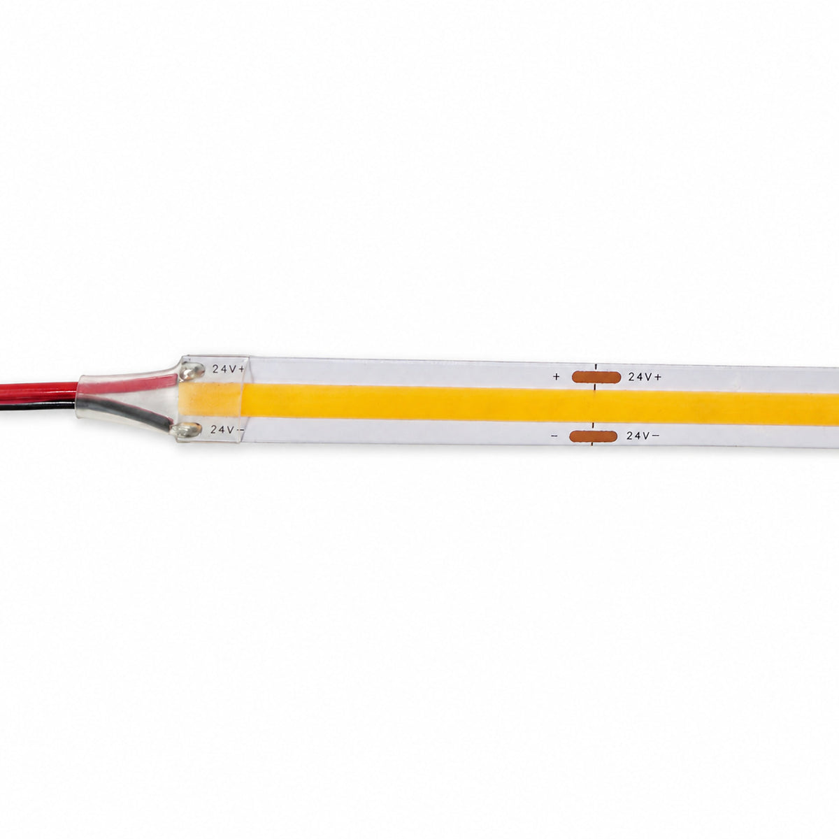 Tira LED COB 24V DC - 12W/m - 10mm - IP20 - Rollo de 10 metros - Corte cada 5cm (7)