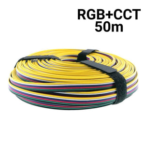Cable conector para iluminación LED - Monocolor - RGB - CCT - RGBW - RGB+CCT - 12-24V - 50 metros (8)