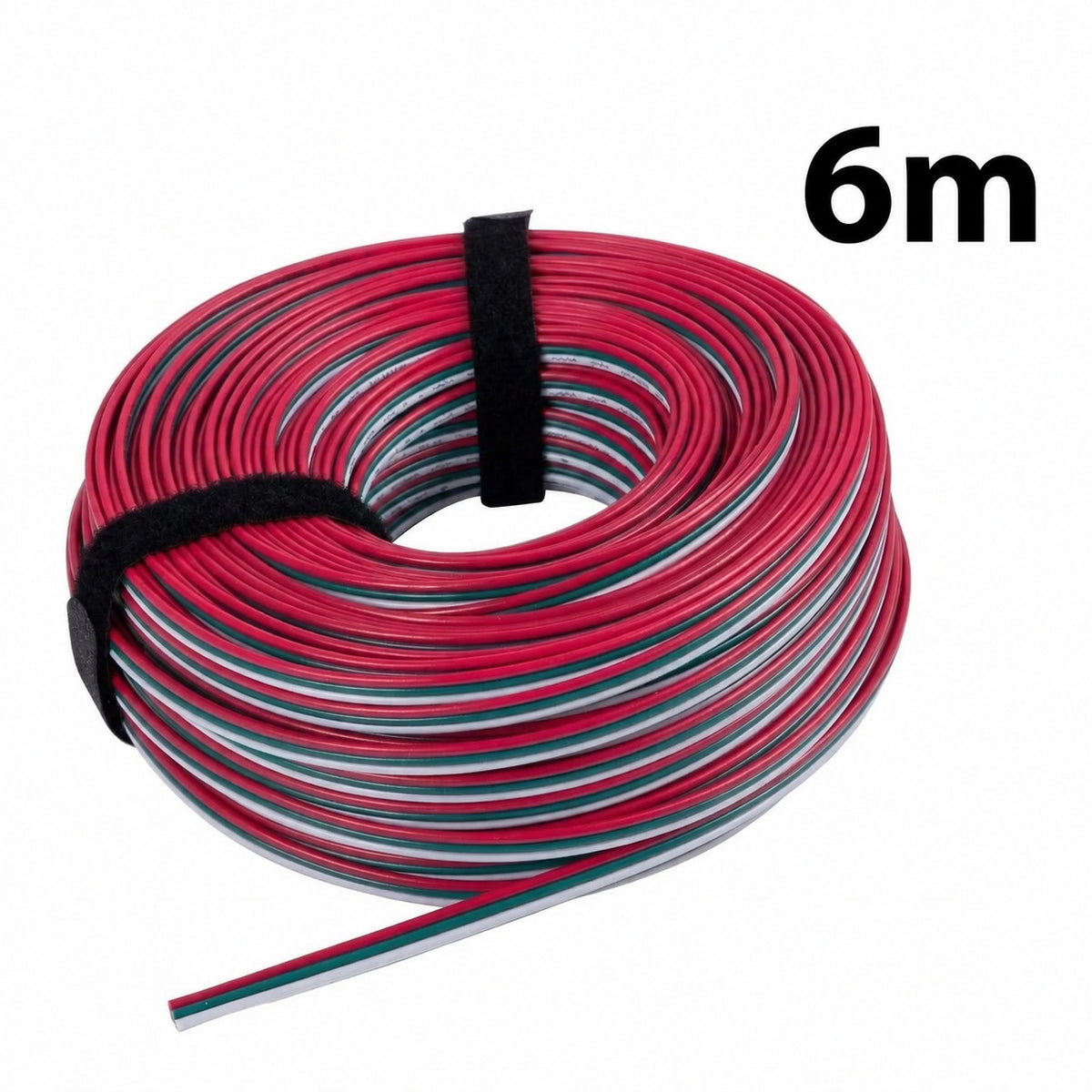 Cable conector para iluminación LED - Monocolor - RGB - CCT - RGBW - RGB+CCT - 12-24V - 6 metros