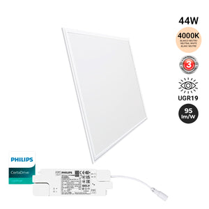 Panel LED slim 60X60 cm - Driver Philips - 44W - UGR19 - IP40 (1)