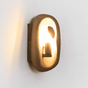Aplique de pared cemento "GRES" - Diseño orgánico - 1xG9 (6)