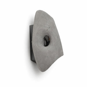 Aplique de pared cemento "GEODE" - Diseño orgánico - 1xG9 (1)