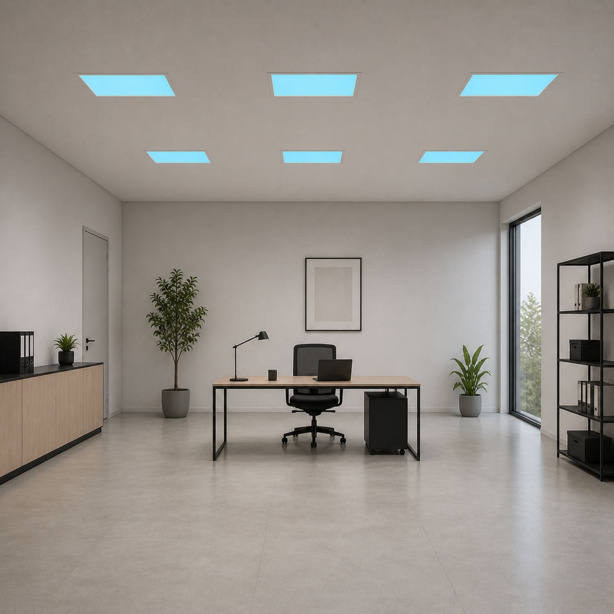 Panel Blue Skylight efecto cielo "SKYWIN SR" - Slim - Daylight - 45W - 60x30cm (3)