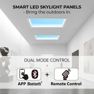 Panel Blue Skylight efecto cielo "SKYWIN SR" - Slim - Daylight - 45W - 60x30cm (11)