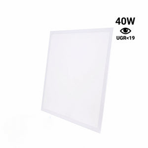 Panel LED empotrable Backlit 60x60cm - 40W - 100lm/W - Driver flicker free - UGR19 - IP40
