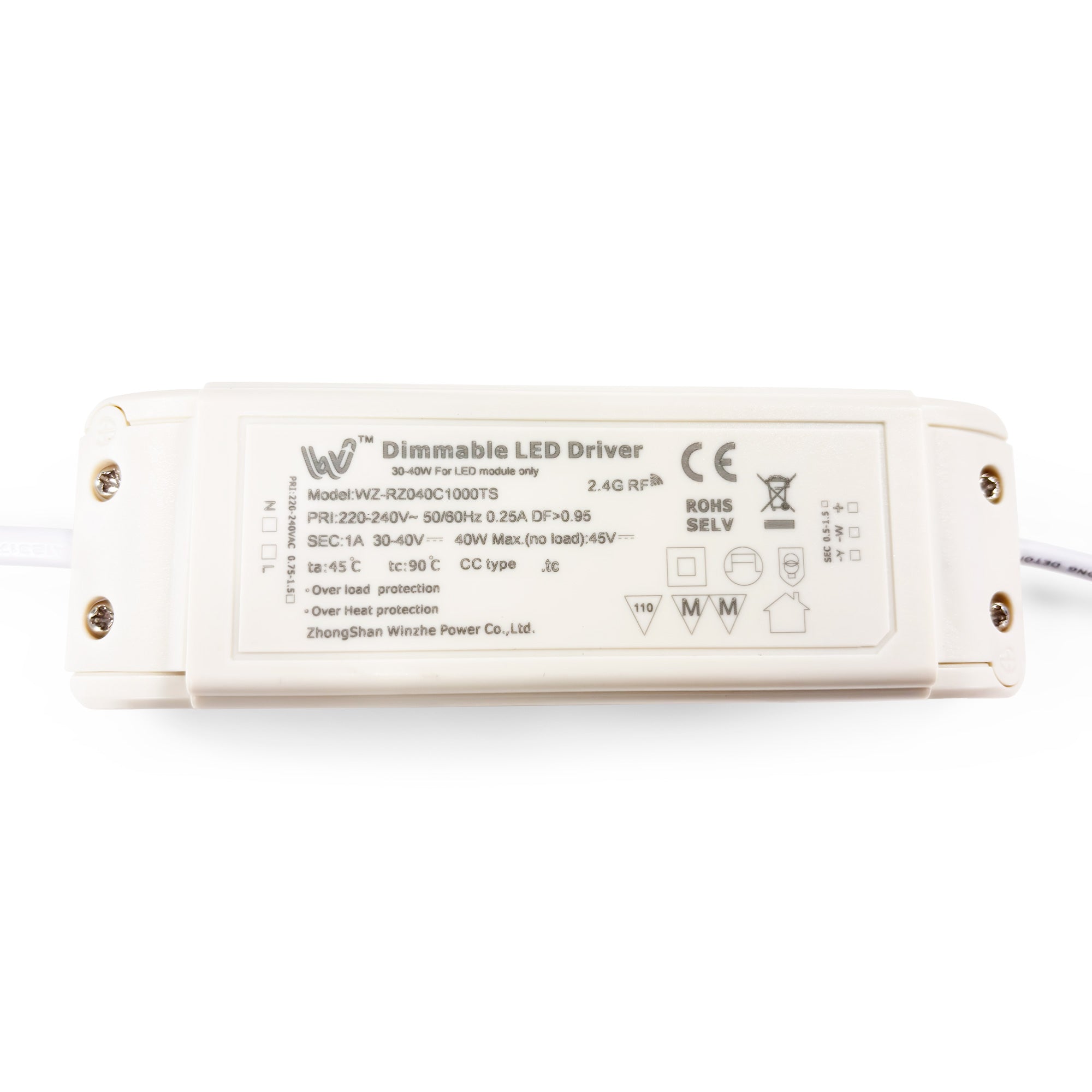 Pack de 4 paneles LED slim CCT regulable con mando - 60x60cm - 40W (9)