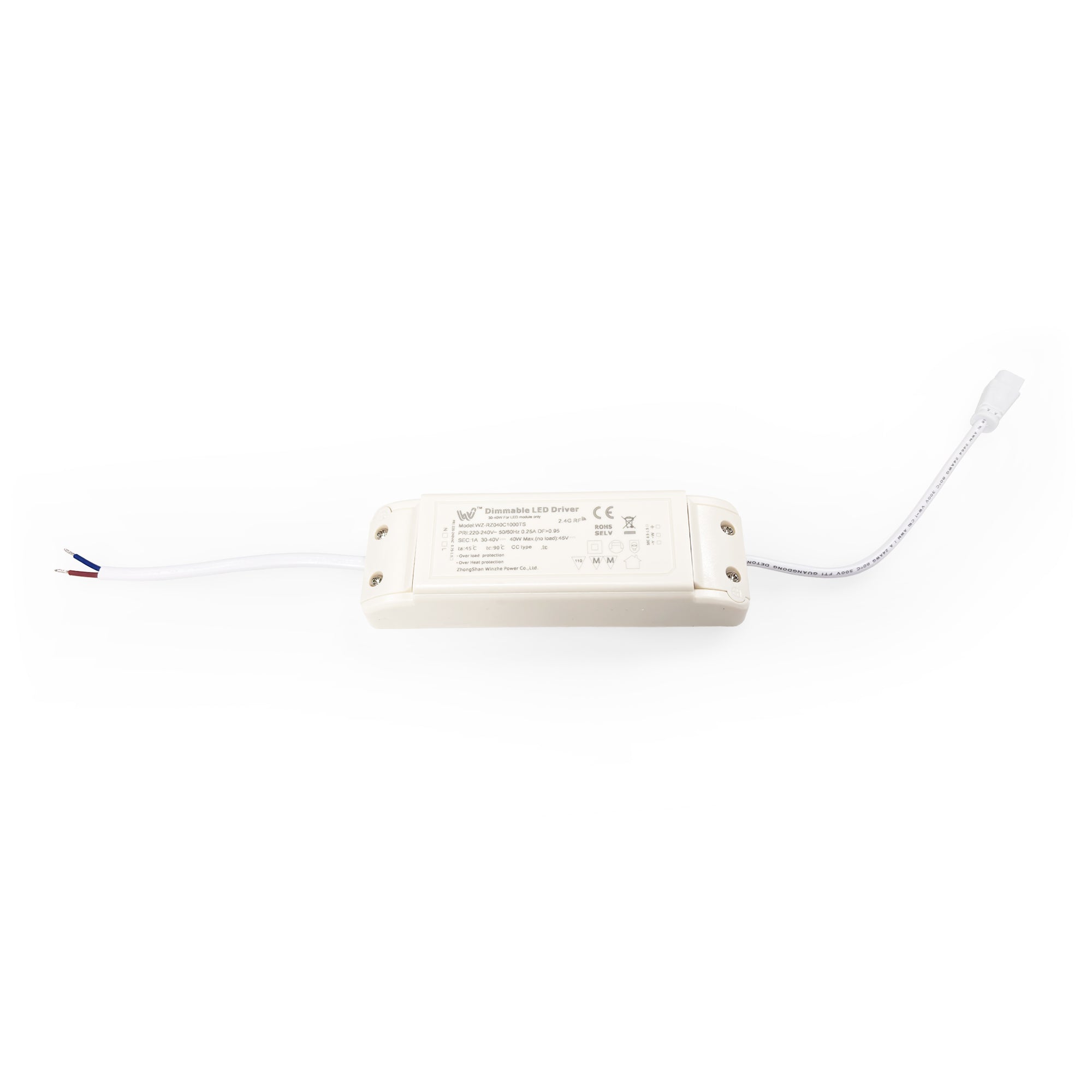 Pack de 4 paneles LED slim CCT regulable con mando - 60x60cm - 40W (10)