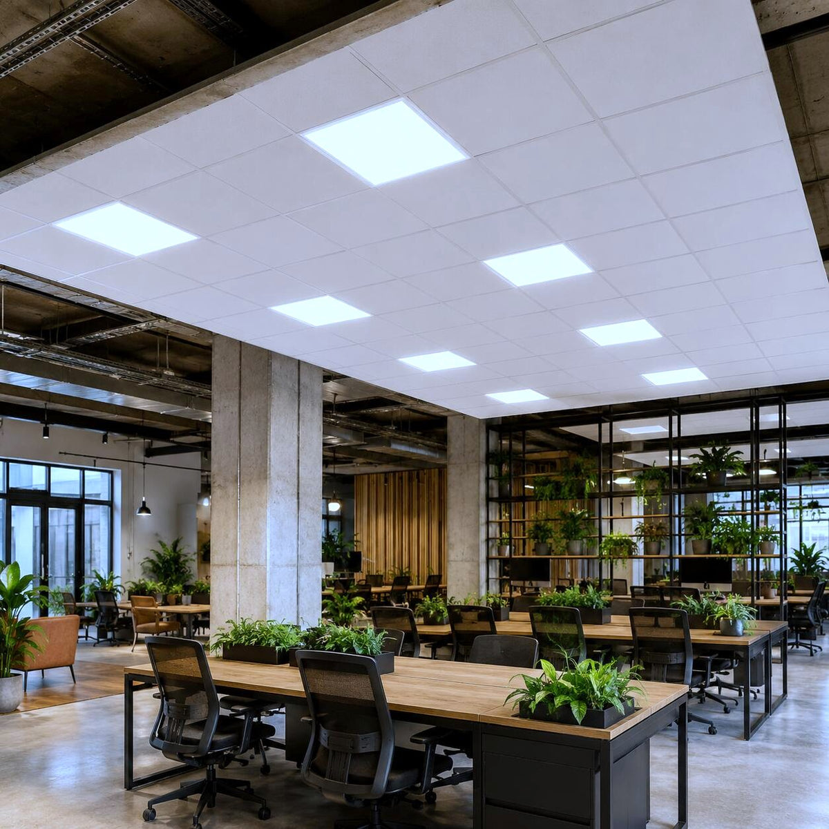 Panel LED empotrable Backlight 60x60cm - 42W - 5040lm - Driver Philips - UGR19 - IP40 (15)