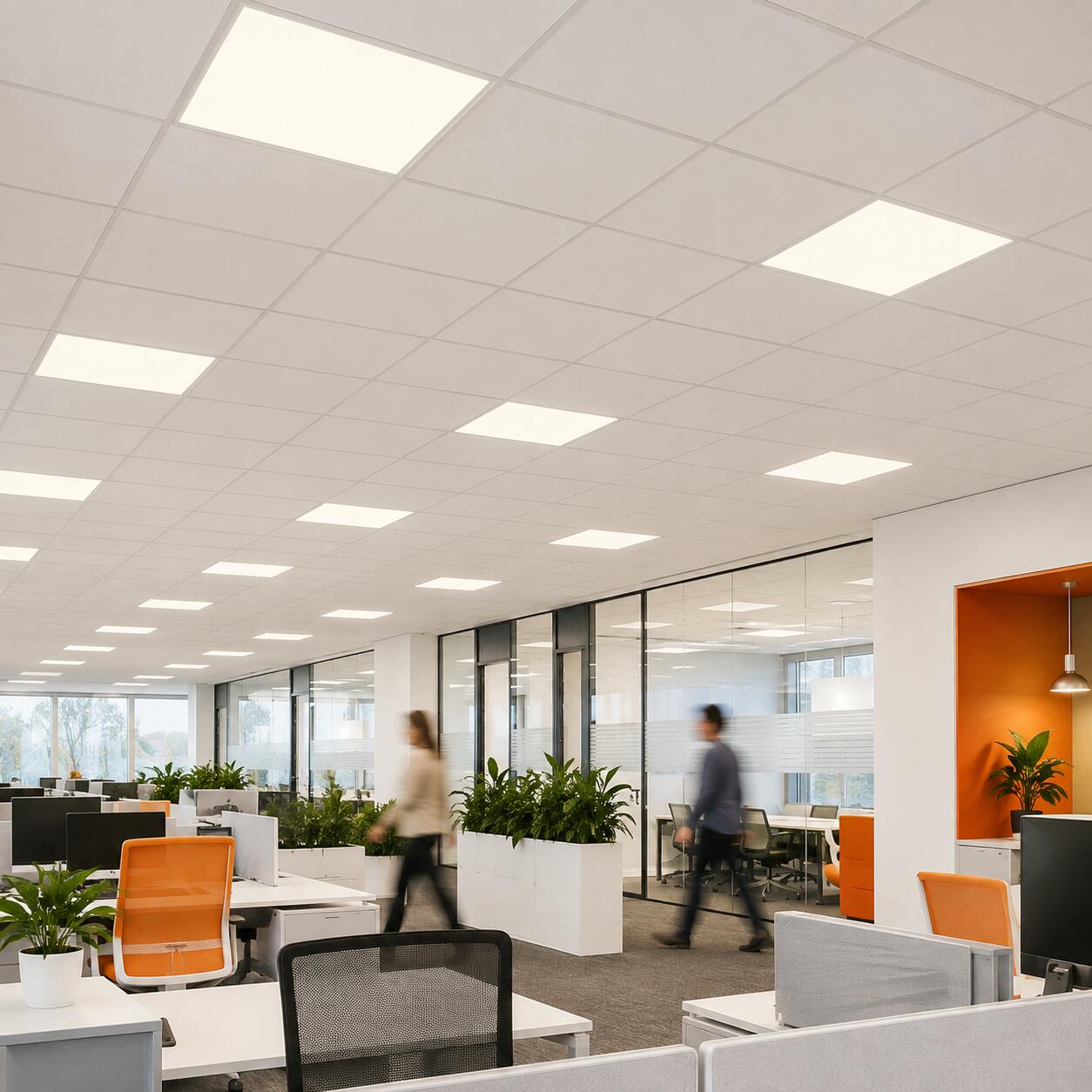 Panel LED slim 60X60 cm - Driver Philips - 44W - UGR19 - IP40 (2)