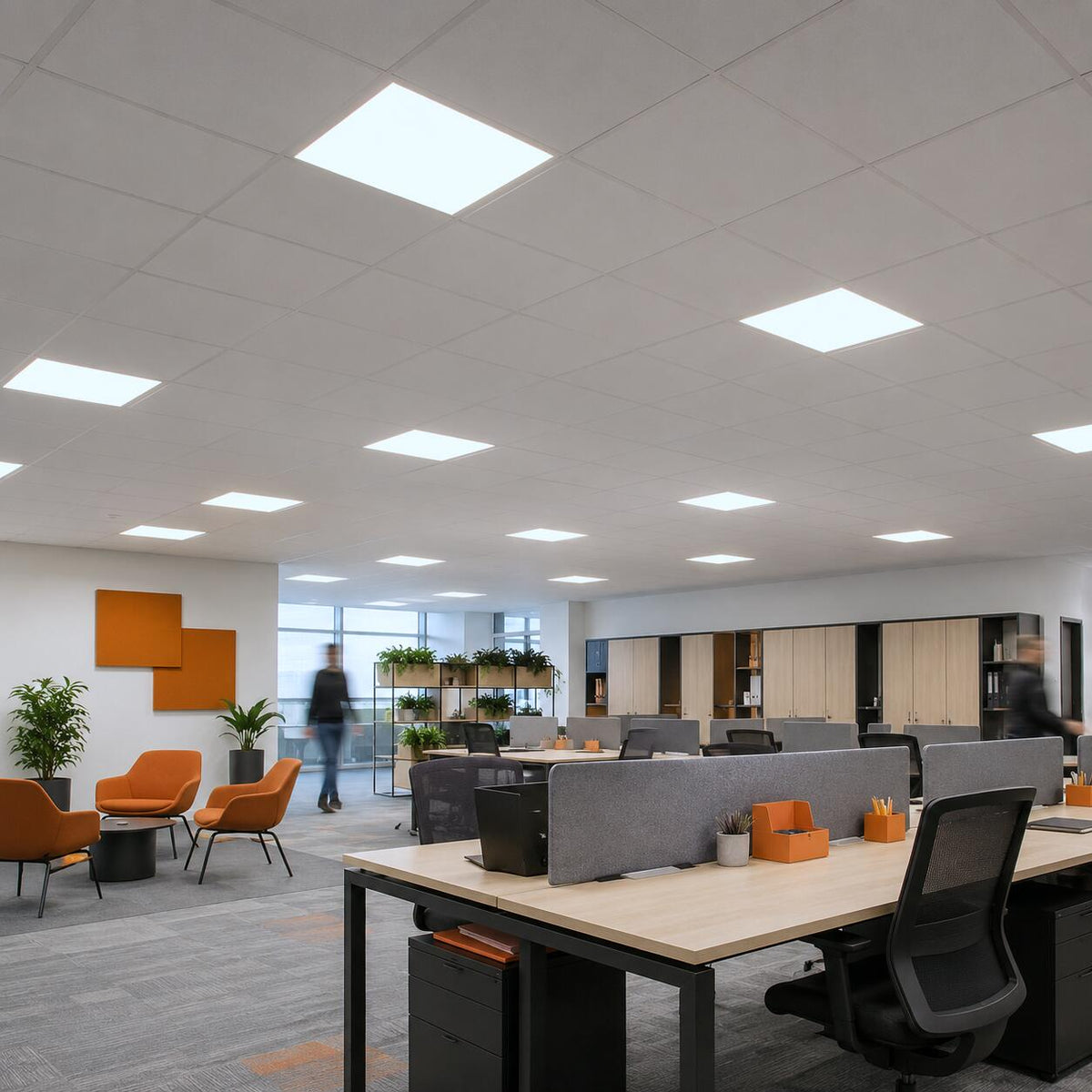Panel LED empotrable Backlight 60x60cm - 42W - 5040lm - Driver Philips - UGR19 - IP40 (3)