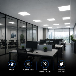 Panel LED empotrable Backlight 62x62cm - 4800lm - Driver Osram- 40W - UGR18 - IP20 (3)