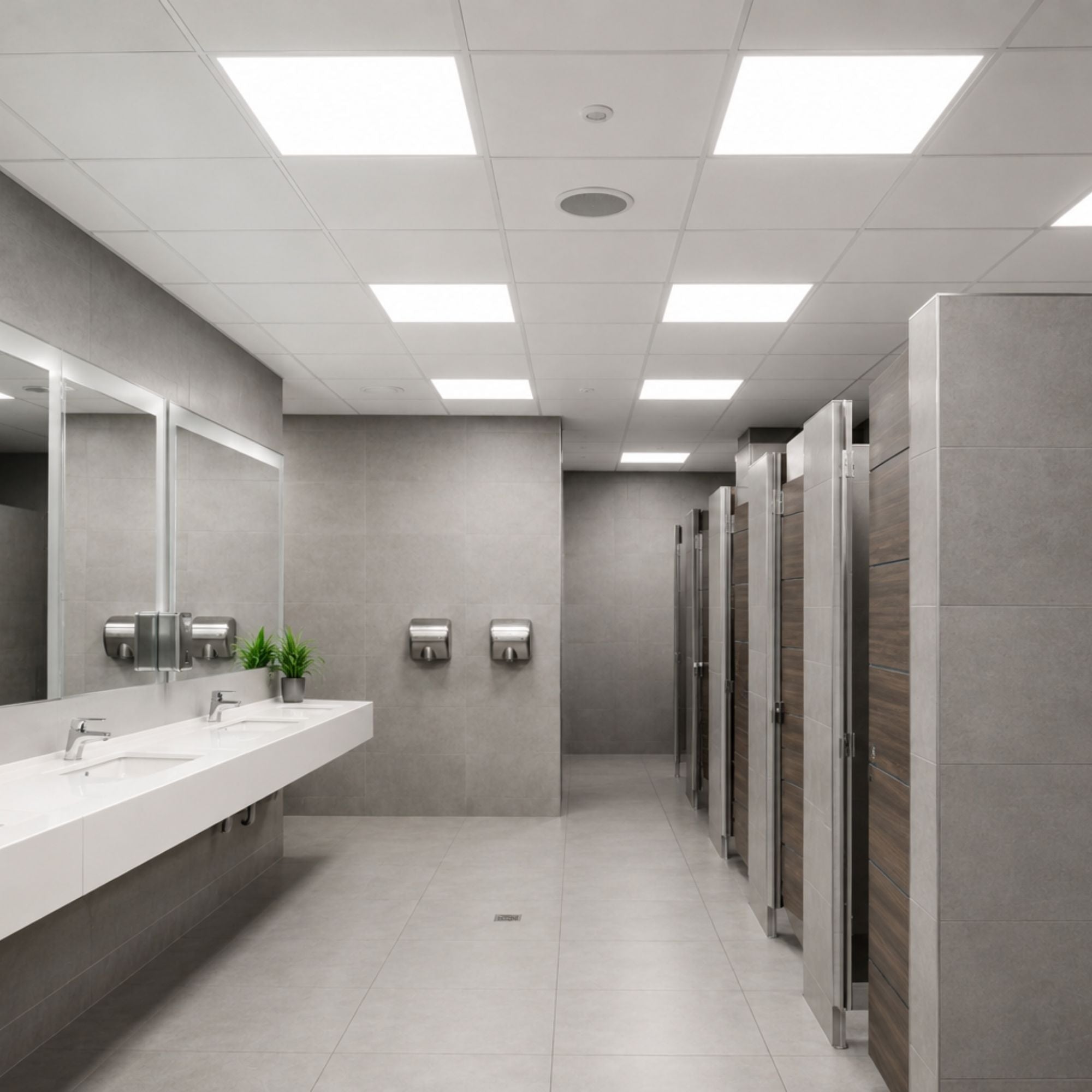 Panel LED empotrable Backlight 60x60cm - 36W - 5040lm - Driver Philips - UGR19 - IP54 (11)
