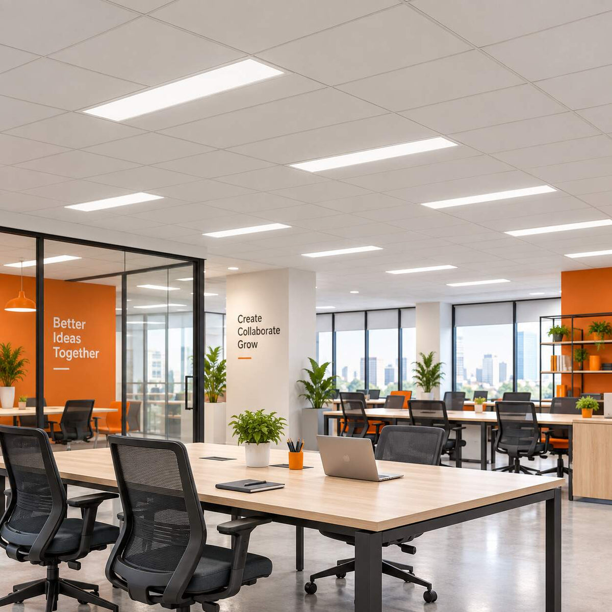 Panel LED empotrable Backlit 120x30cm - 40W - 120lm/W - Driver flicker free - UGR22 - IP40 (8)