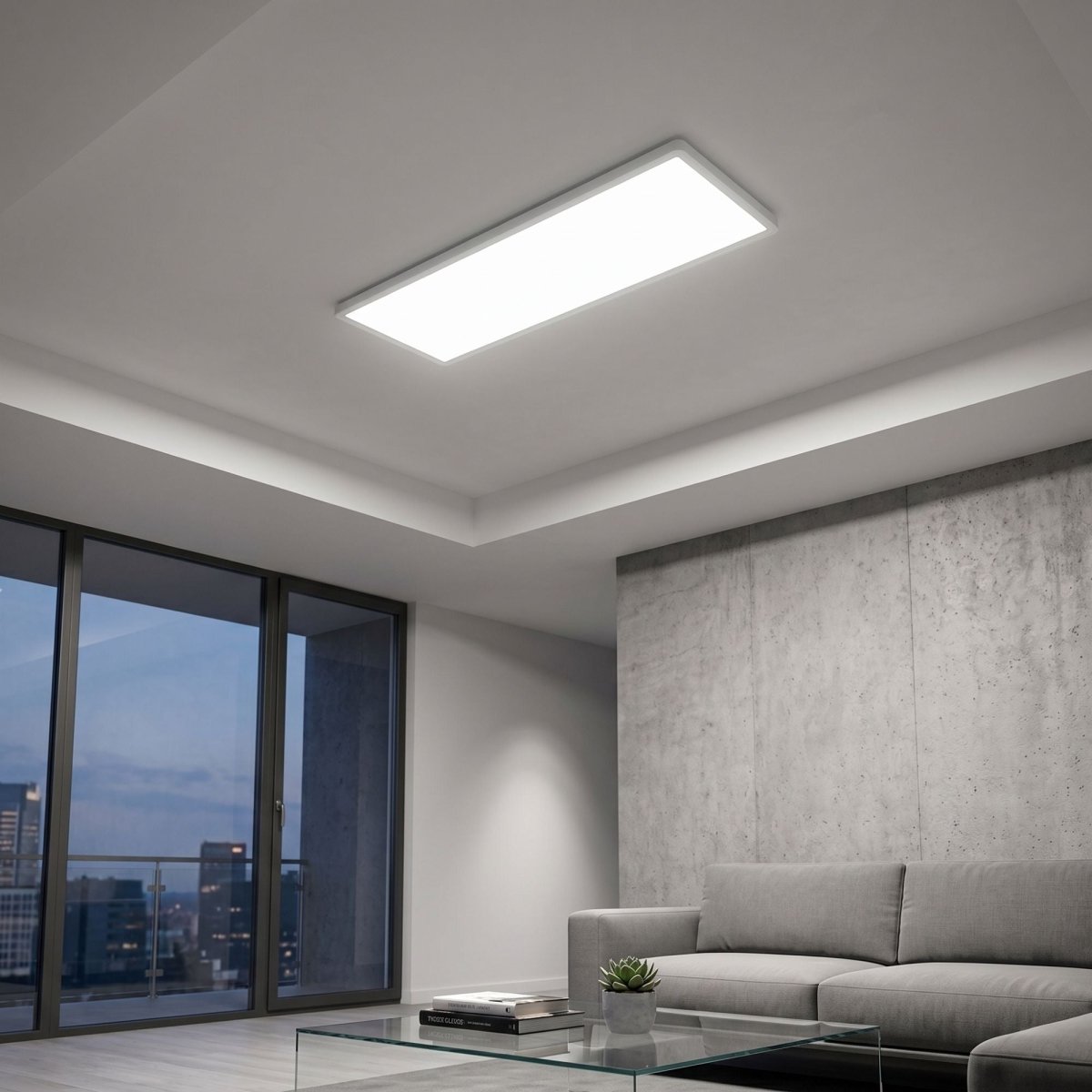 Panel LED Slim - 98x20 cm - CCT - 32W - IP40 - Barcelona Led-Iluminación