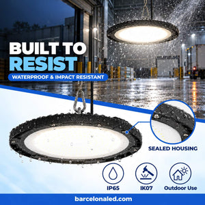 Campana LED industrial - 100W - IP65 - 110lm/W - 5 años de garantía (4)