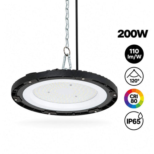 Industrial LED High Bay light - 200W - IP65 - 110lm/W - 5 years warranty