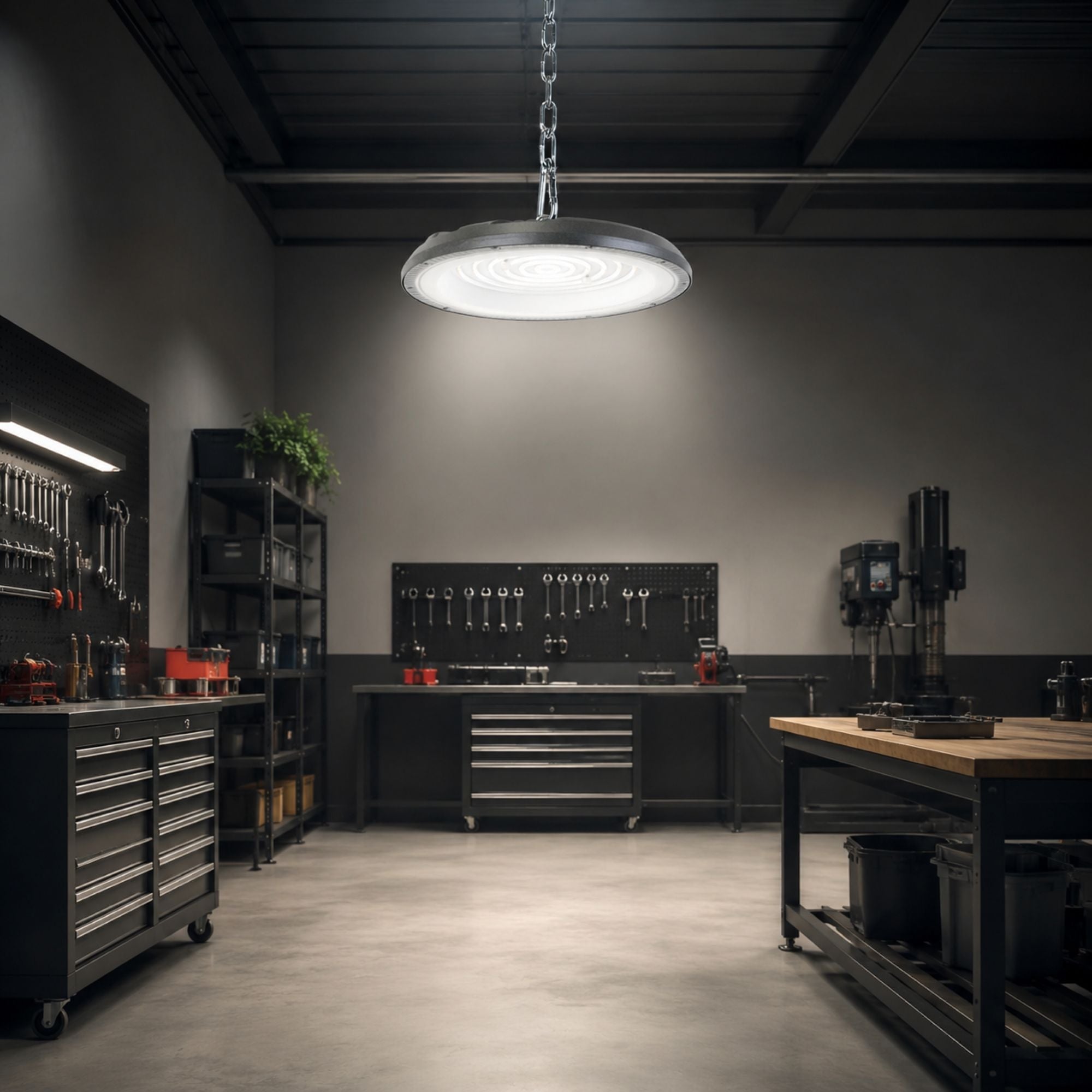 Campana LED industrial UFO - CCT - 200W - 90º - 100lm/w - IP65 (5)