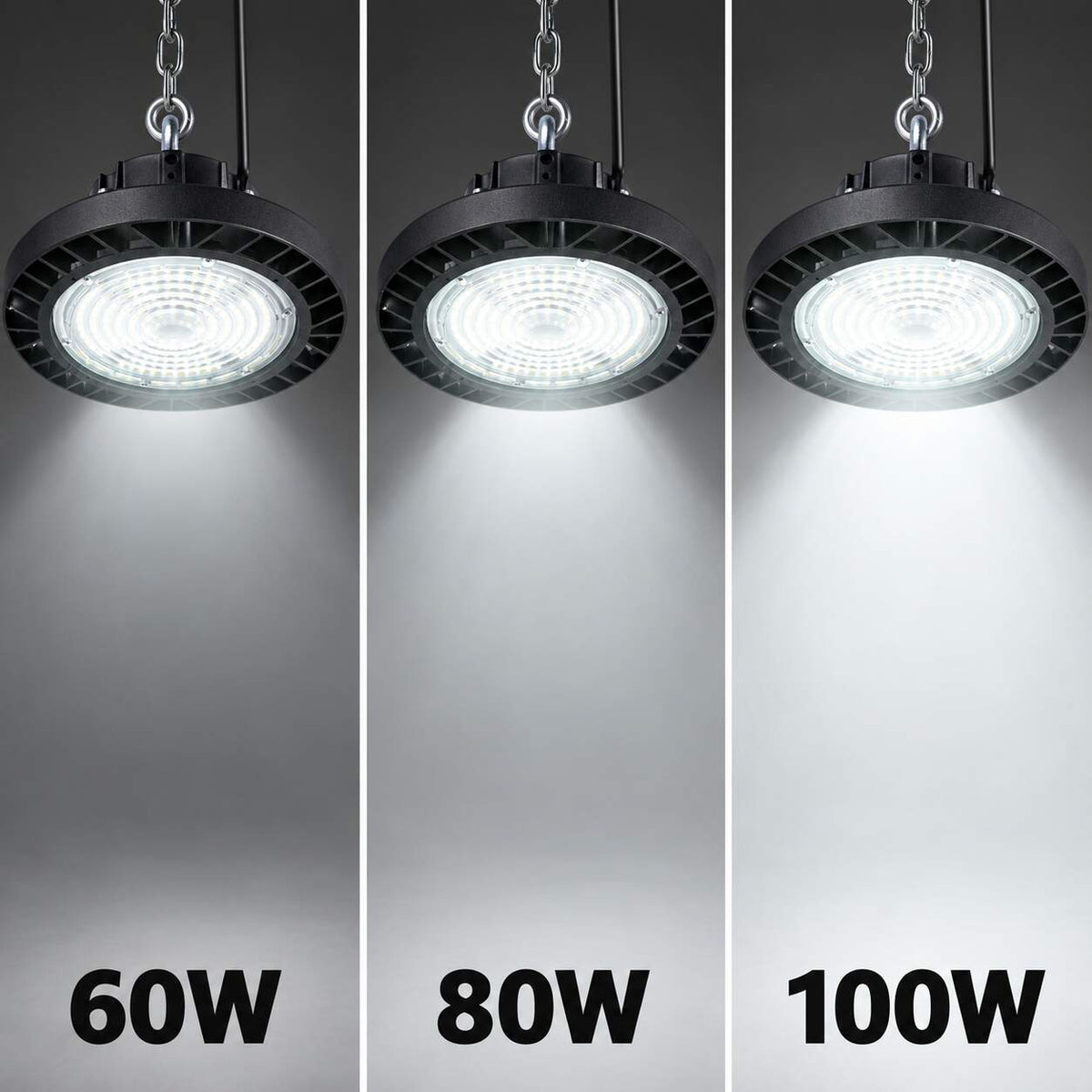Campana LED industrial - 100W - PHILIPS Lumileds - Driver LIFUD - 5000K - IP65 - 7 años garantía (3)