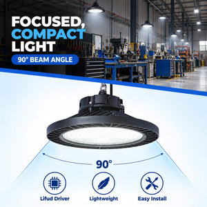 Campana LED industrial - 200W - PHILIPS Lumileds - Driver LIFUD - 5000K - IP65 - 7 años garantía (6)
