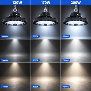 Campana LED industrial 200W - CCT - 170lm/W - Driver LIFUD - IP65 - 10 años garantía (3)