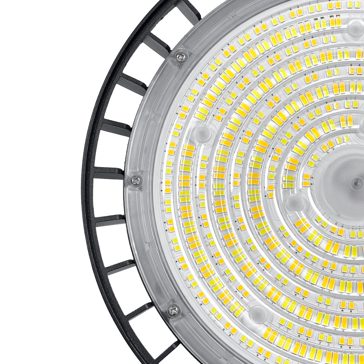 Campana LED UFO industrial - CCT - 150W - 170lm/W - Driver LIFUD - Ángulo seleccionable 110º/90º/70º - IP65 (6)