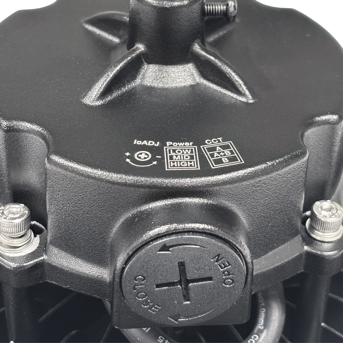 Campana LED UFO industrial - CCT - 150W - 170lm/W - Driver LIFUD - Ángulo seleccionable 110º/90º/70º - IP65 (13)