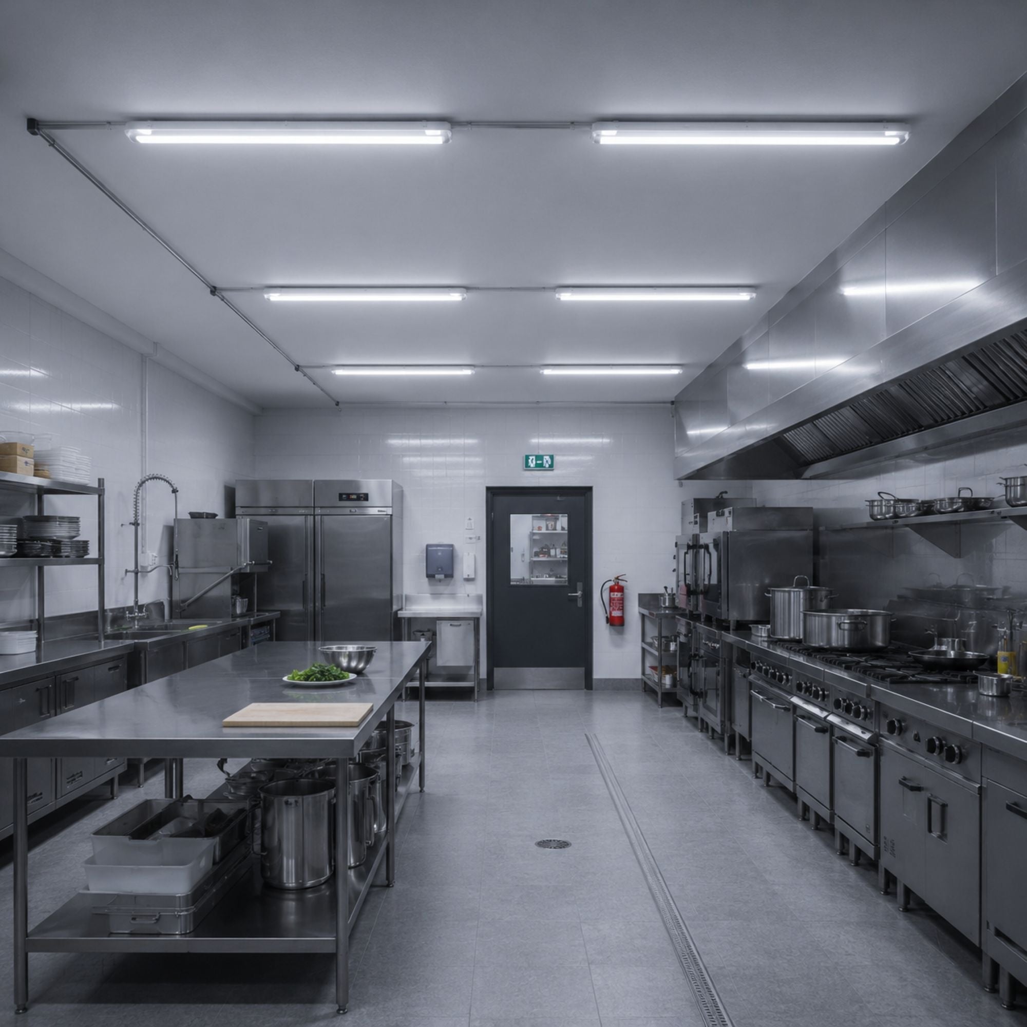 Pantalla estanca LED enlazable - 40W - 120cm - IP65 (10)