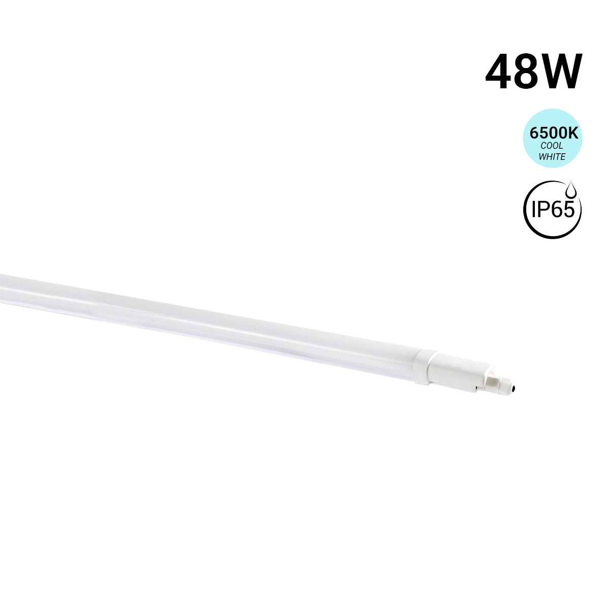 Pantalla estanca LED compacta - 48W - 110 lm/W - 150cm - ENLAZABLE - IP65 (8)