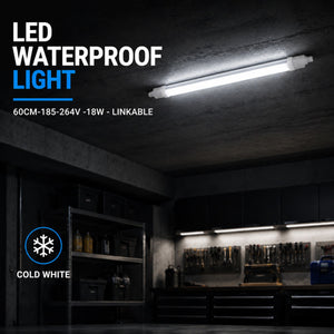 Pantalla estanca LED compacta - 18W - 110 lm/W - 60cm - ENLAZABLE - IP65 (13)