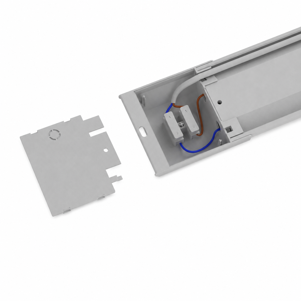 Luminaria lineal LED con caja de empalme - 3CCT - 40W - 120cm (8)