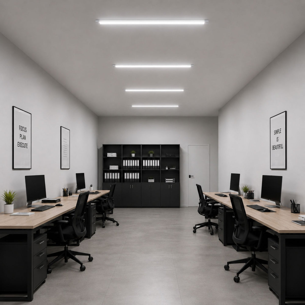Luminaria lineal LED con caja de empalme - 3CCT - 50W - 150cm (1)