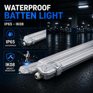 Pantalla estanca para 1 tubo LED - 60cm - IP65 (4)
