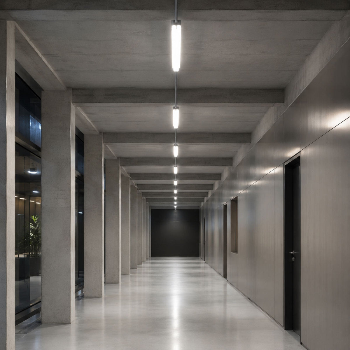 Pantalla estanca para 1 tubo LED - 60cm - IP65 (3)
