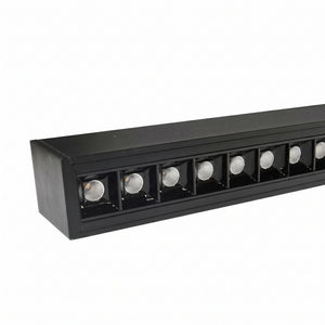 Luminaria  colgante lineal LED 30W 120cm 2750lm de bajo UGR16 (9)