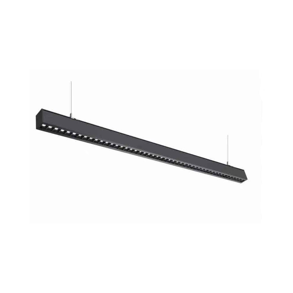 Luminaria  colgante lineal LED 30W 120cm 2750lm de bajo UGR16