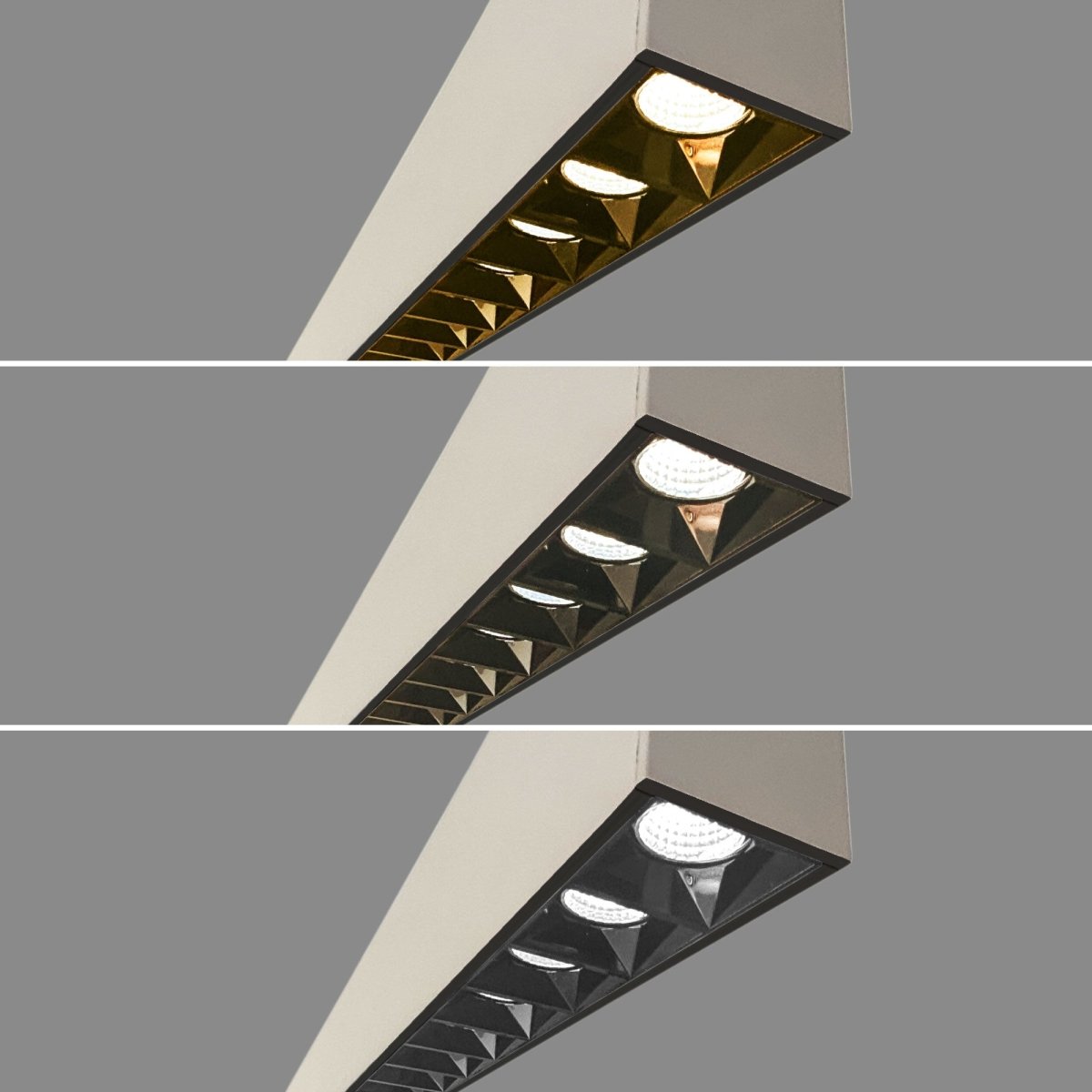 Luminaria lineal LED CCT - Suspensión/superficie - Potencia ajustable 20W/30W/40W - 120cm - UGR 17 (17)