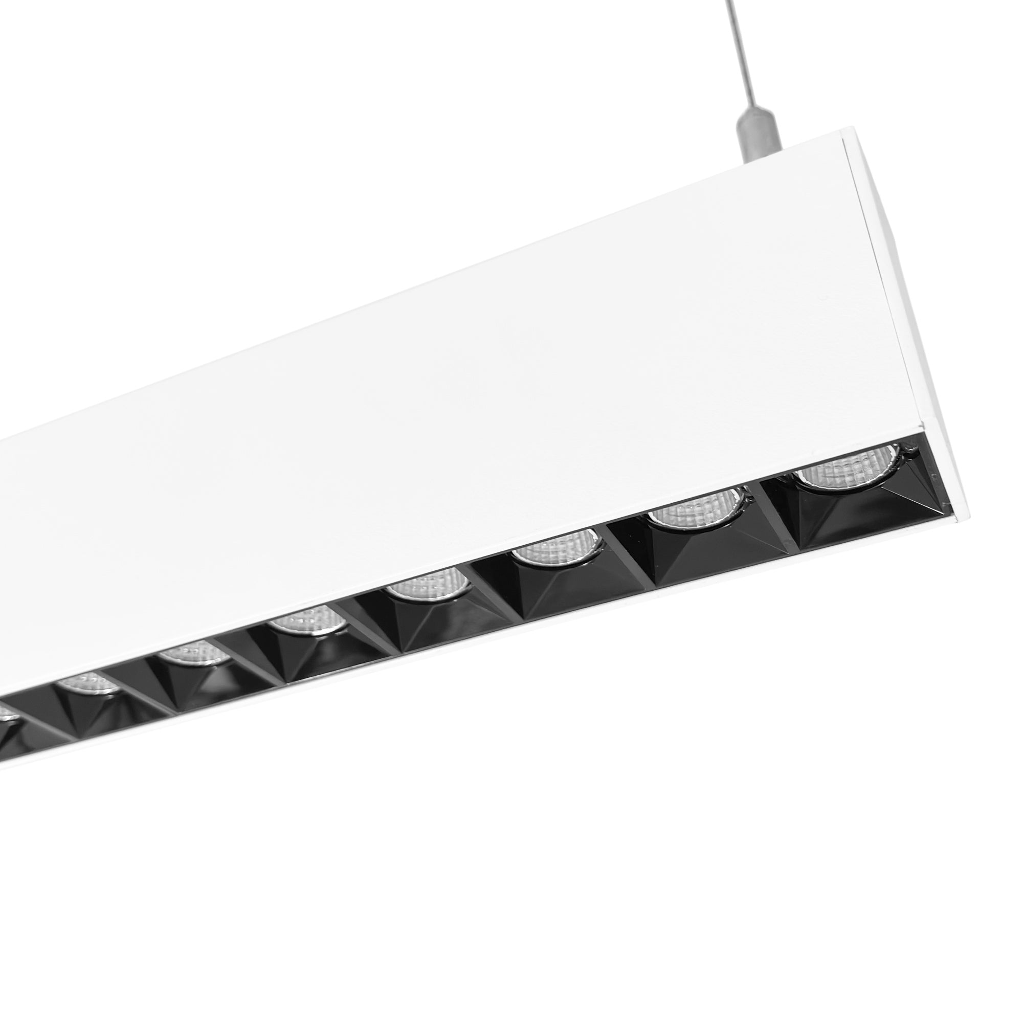 Luminaria lineal LED CCT - Suspensión/superficie - Potencia ajustable 20W/30W/40W - 120cm - UGR 17 (15)