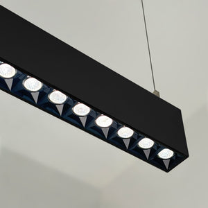 Luminaria lineal LED CCT - Suspensión/superficie - Potencia ajustable 20W/30W/40W - 120cm - UGR 17 (5)