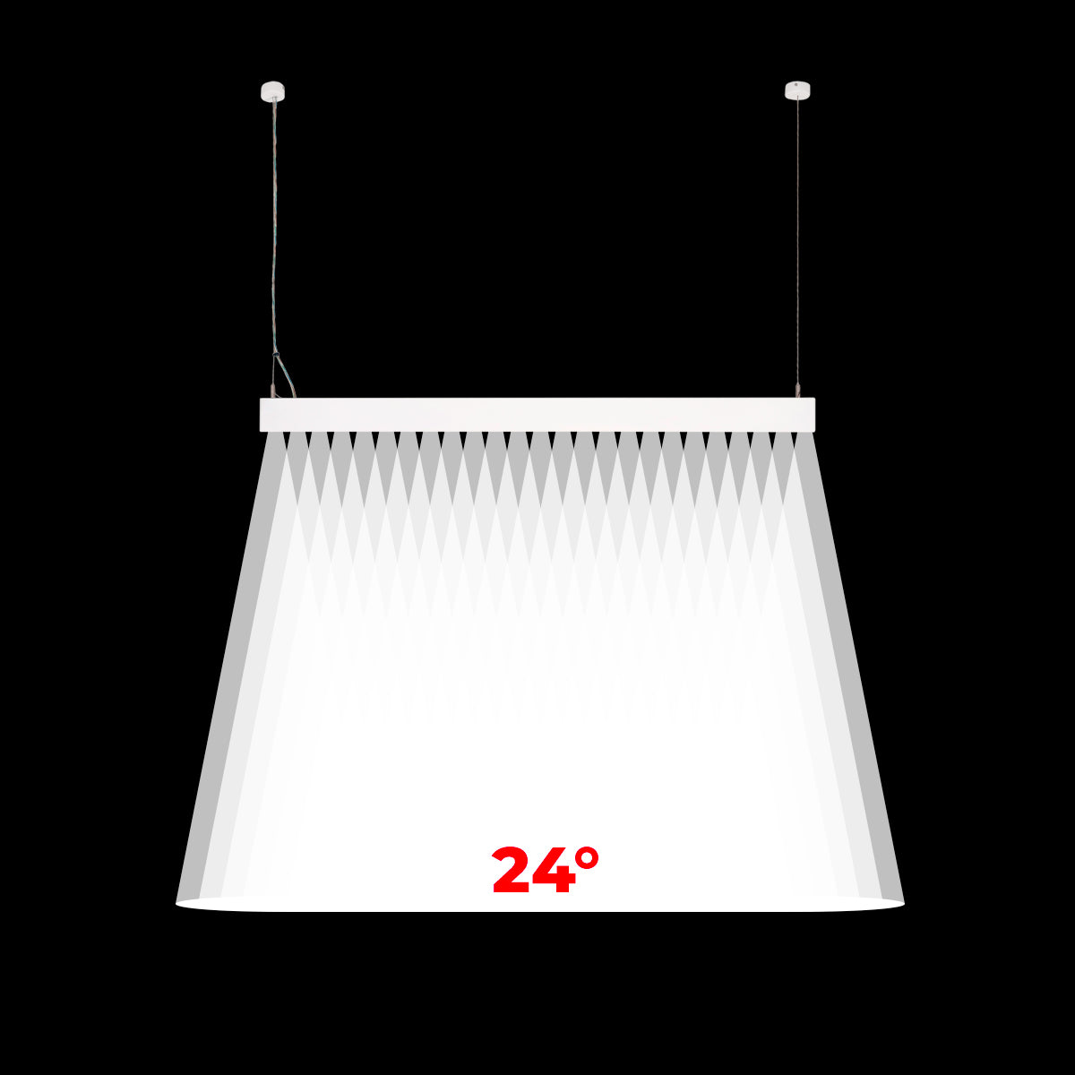 Luminaria lineal LED CCT - Bidireccional - Suspensión - Potencia ajustable 20W/30W/40W - 120cm - UGR 17 (17)