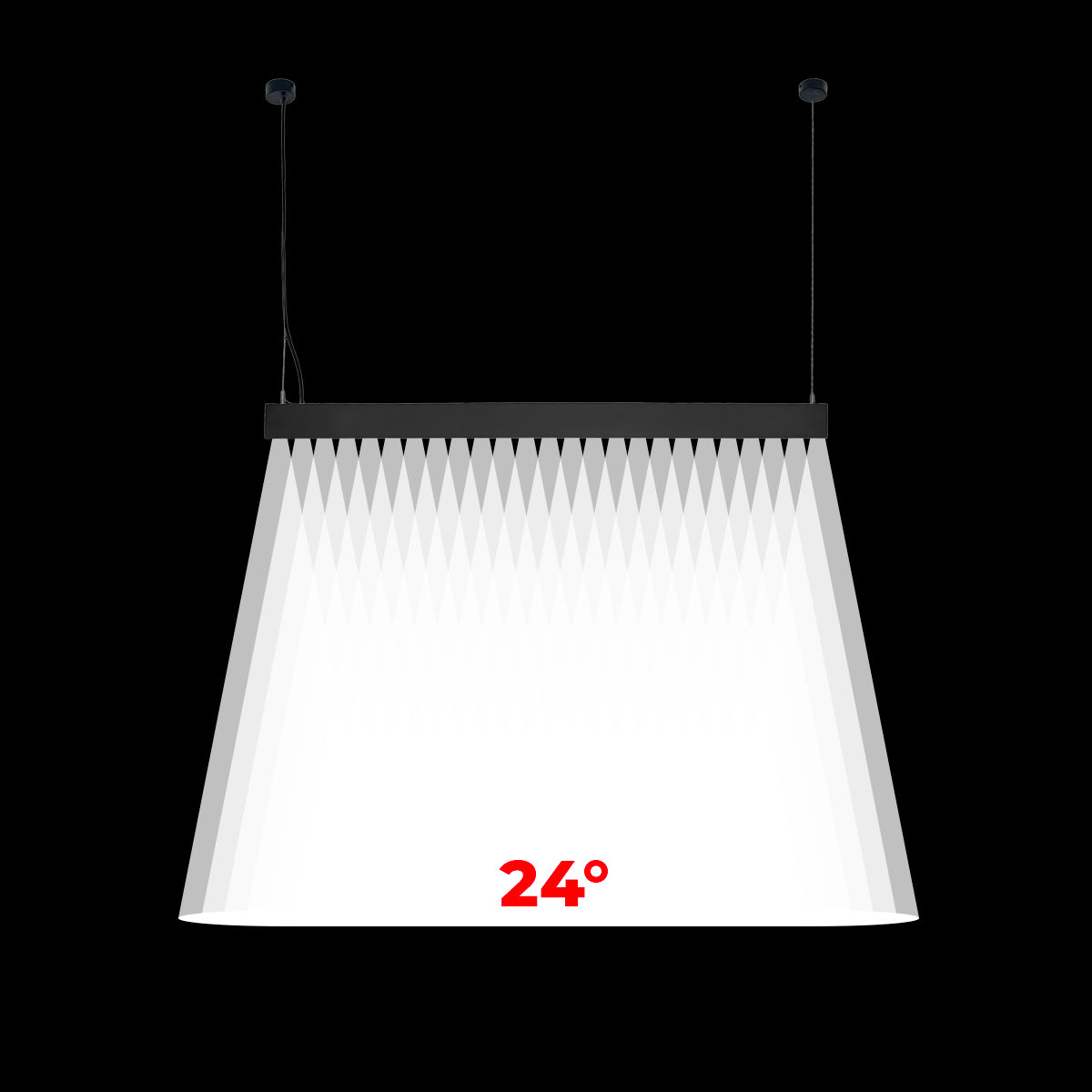 Luminaria lineal LED CCT - Bidireccional - Suspensión - Potencia ajustable 20W/30W/40W - 120cm - UGR 17 (36)