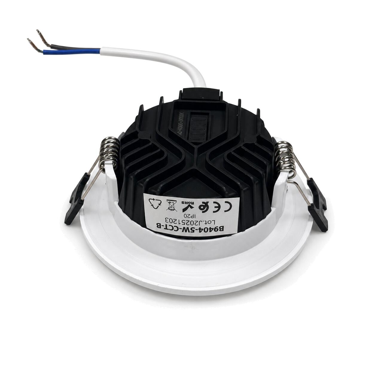 Downlight LED circular empotrable - CCT - 5W - Corte Ø 75 mm - IP54 (5)