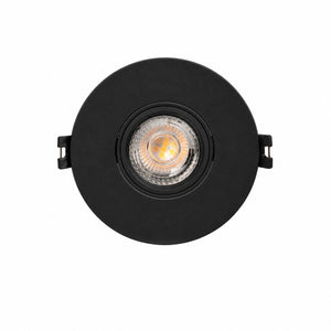Aro downlight circular policarbonato basculante para bombilla GU10 / MR16 - Corte Ø75 mm (12)