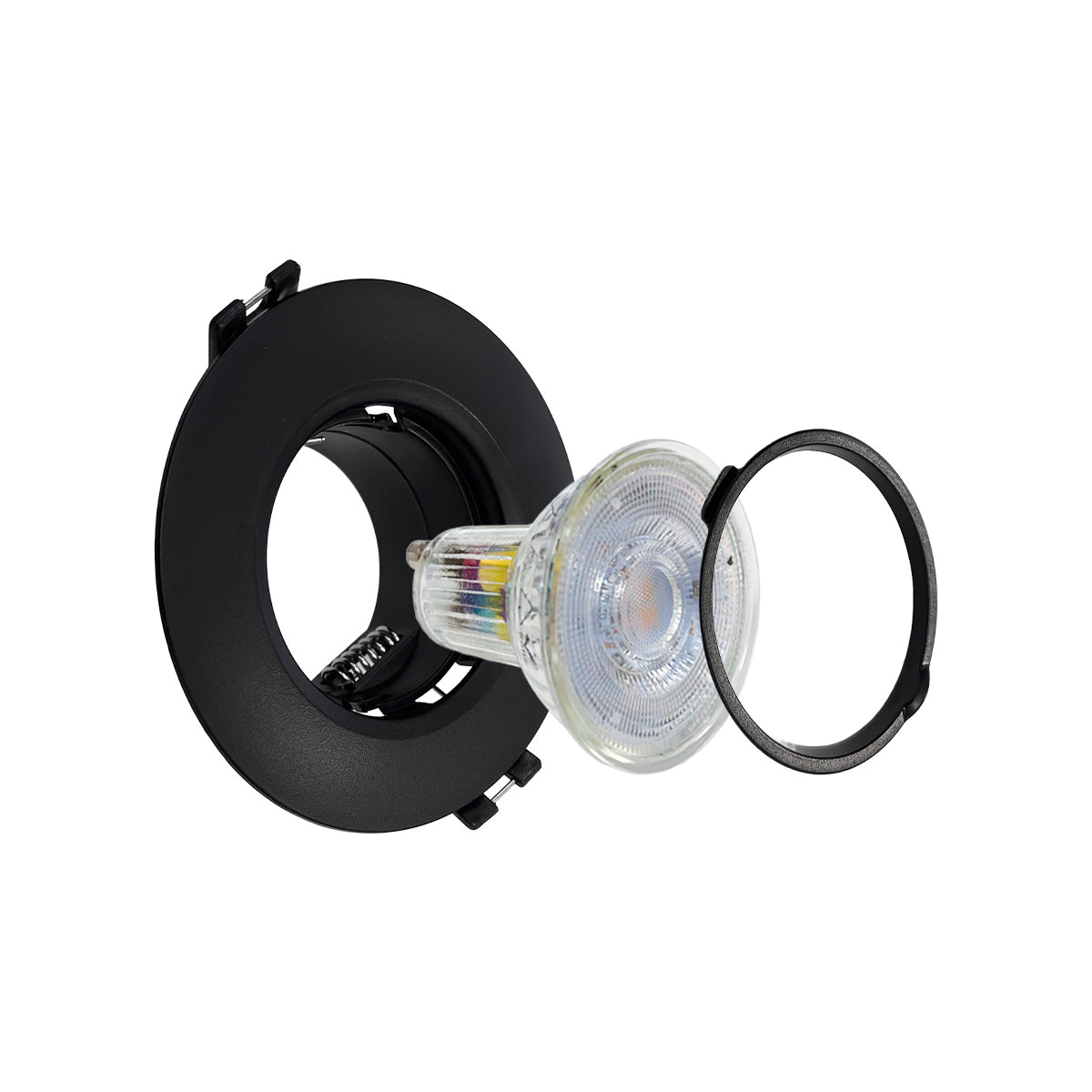 Aro downlight circular para bombilla GU10 / MR16 - Bajo UGR - Corte Ø60 mm (15)