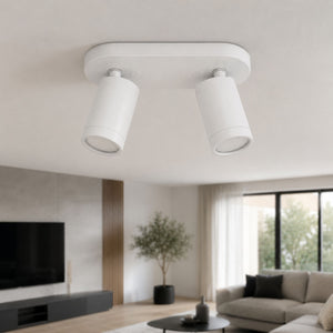 Aplique de techo orientable - 2 x GU10 - Bajo UGR (12)