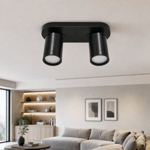 Aplique de techo orientable - 2 x GU10 - Bajo UGR